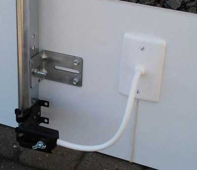 garage door sensor wiring